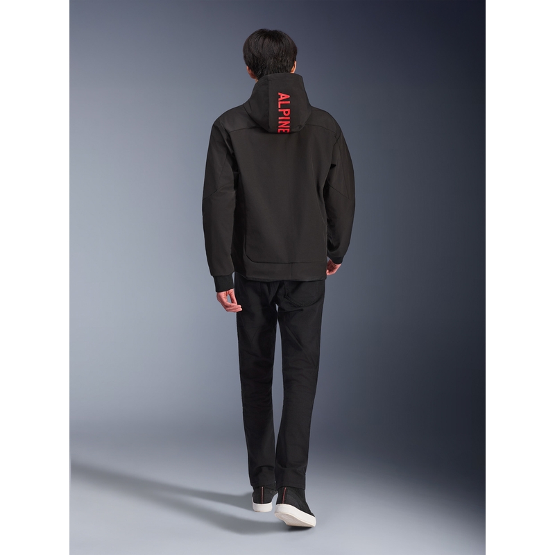 Alpinestars RADIUM TECH HOODIE motorcykelsweatshirt sort-rød