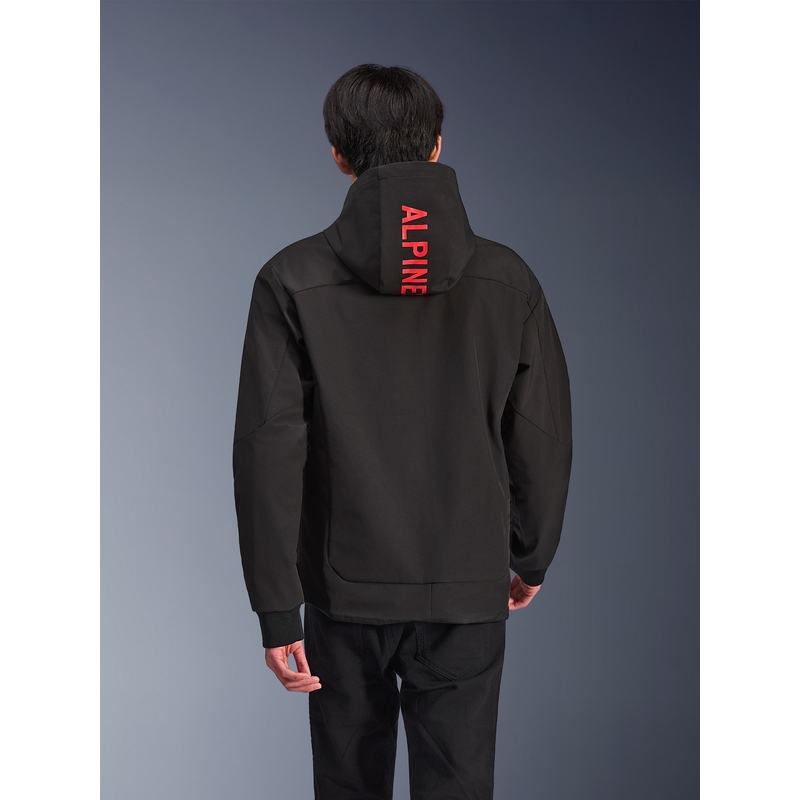 Alpinestars RADIUM TECH HOODIE motorcykelsweatshirt sort-rød