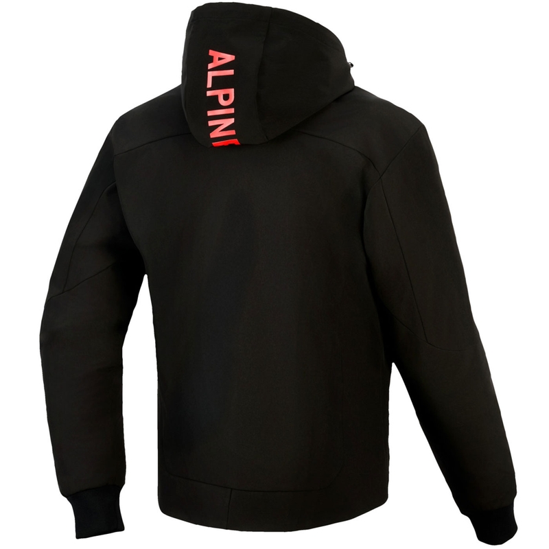 Alpinestars RADIUM TECH HOODIE motorcykelsweatshirt sort-rød