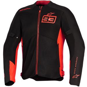 Alpinestars C-1 AIR MM93 motorcykeljakke, fluo kollektion, rød-rød-sort