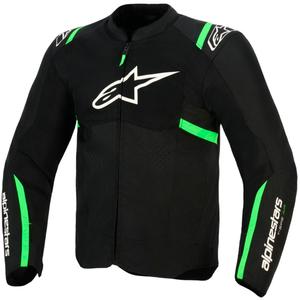 Alpinestars T-SPS Air V2 motorcykeljakke sort-fluo grøn