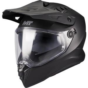 Enduro motorcykelhjelm MT Track SV Pure A1 matsort - II. kvalitet