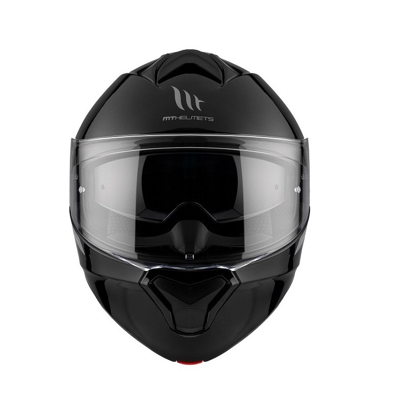 MT Genesis SV Solid A1 black gloss tip-up motorcykelhjelm - II. kvalitet