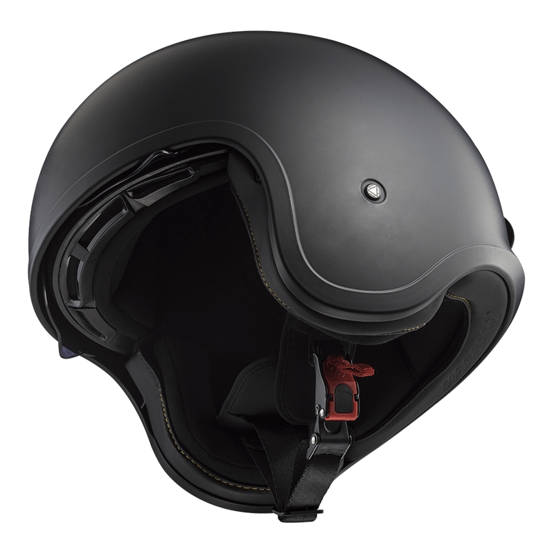 Åben motorcykelhjelm LS2 OF599 Spitfire II Solid matsort - II. kvalitet