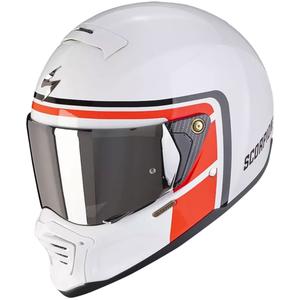 Scorpion EXO-HX1 NOSTALGIA motorcykelhjelm hvid-rød-sort - II. kvalitet