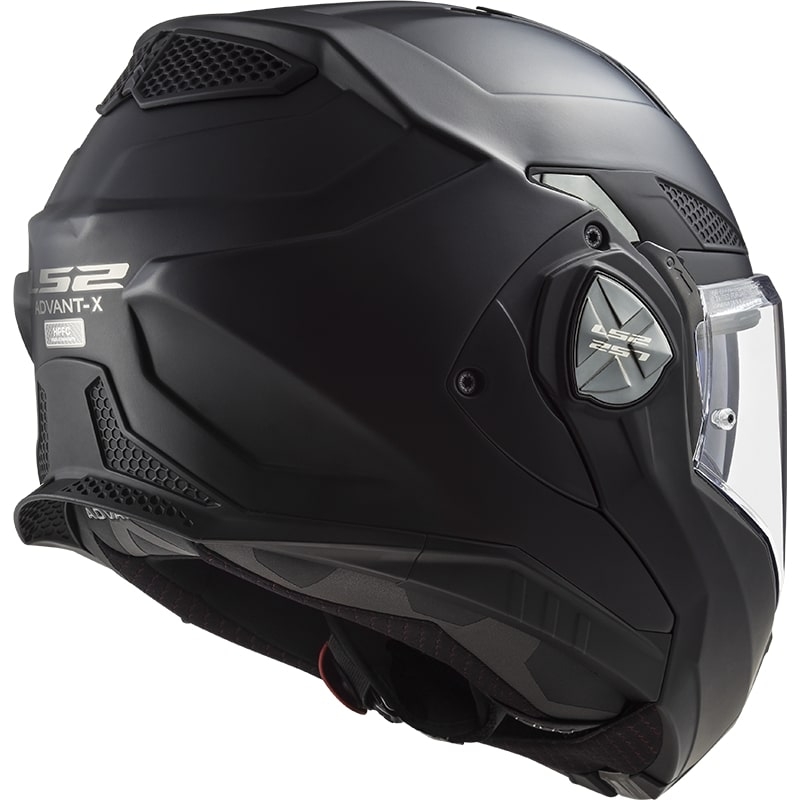 Flip-up motorcykelhjelm LS2 FF901 Advant X Solid sort mat - II. kvalitet