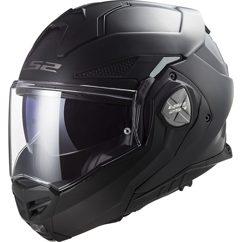 Flip-up motorcykelhjelm LS2 FF901 Advant X Solid sort mat - II. kvalitet