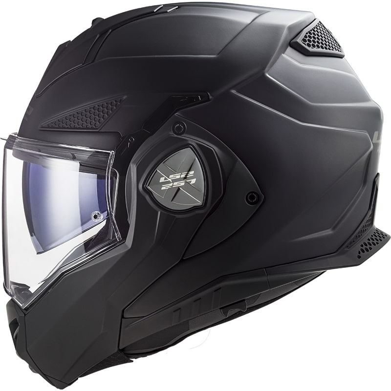 Flip-up motorcykelhjelm LS2 FF901 Advant X Solid sort mat - II. kvalitet