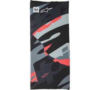 Halsvarmer Alpinestars BUFF Mogress camo-sort-fluo rød-grå