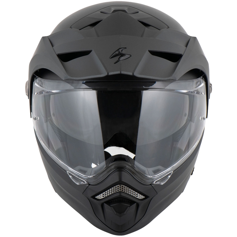 Motorcykelhjelm SCORPION ADX-2 Solid perlesort mat