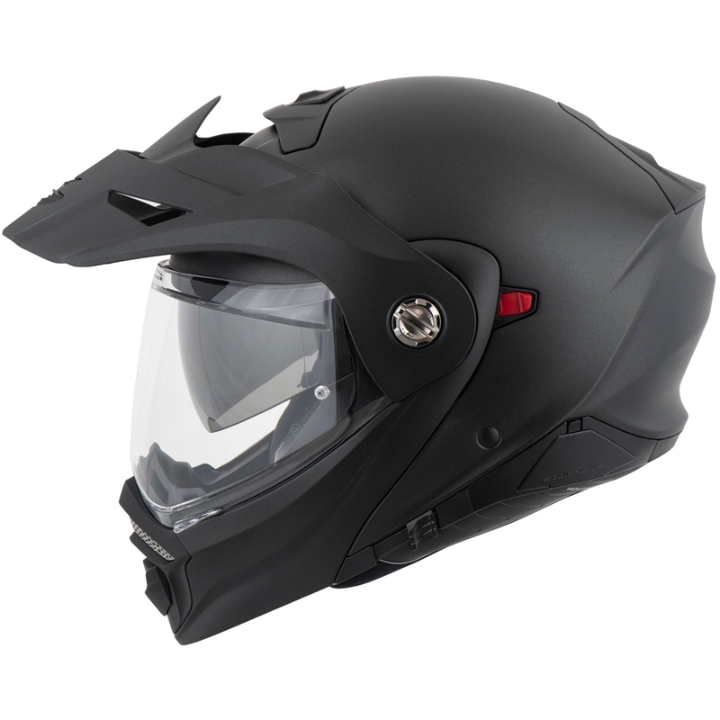 Motorcykelhjelm SCORPION ADX-2 Solid perlesort mat
