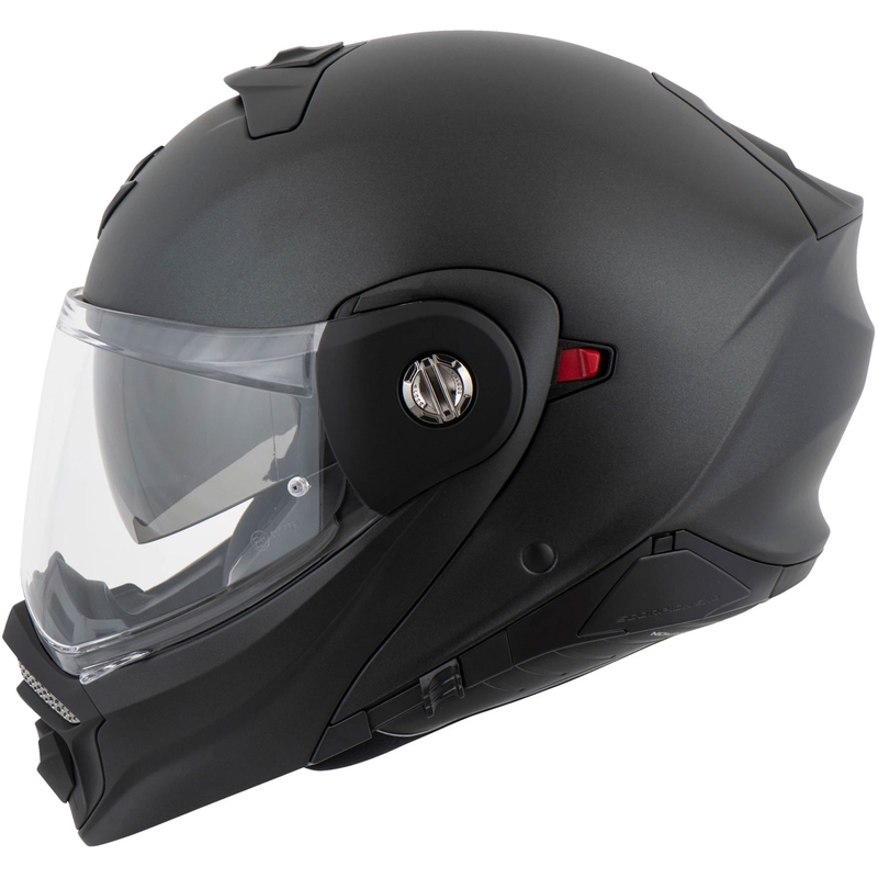 Motorcykelhjelm SCORPION ADX-2 Solid perlesort mat