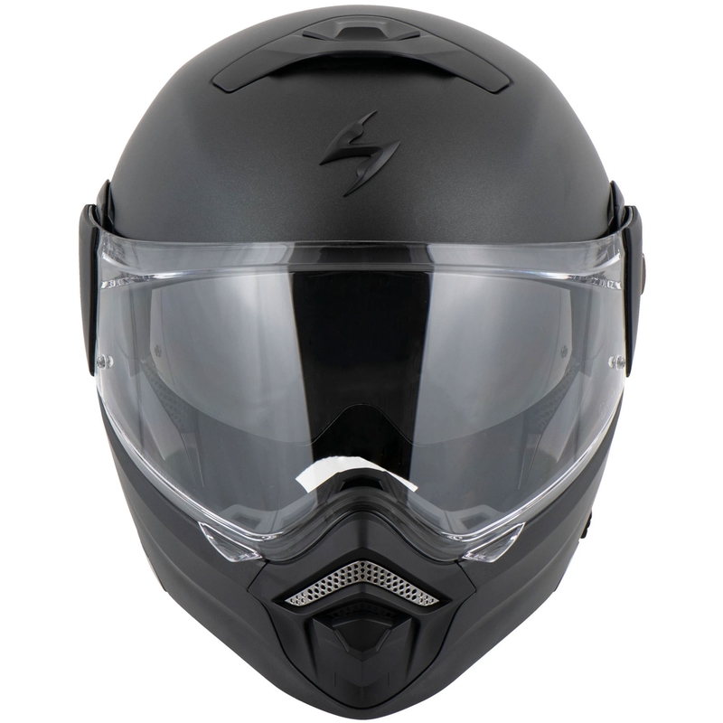 Motorcykelhjelm SCORPION ADX-2 Solid perlesort mat