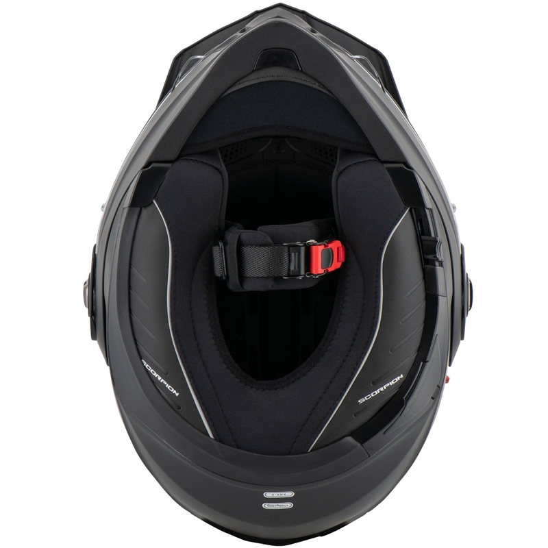 Motorcykelhjelm SCORPION ADX-2 Solid perlesort mat