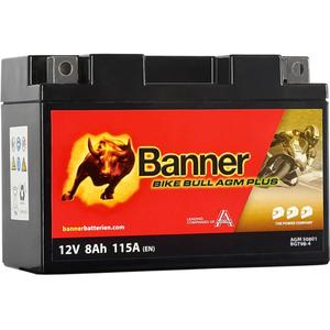 AGM-batteri Banner Bike Bull AGM PLUS AGM PLUS 508 01 / BGT9B-4 - GT9B-4