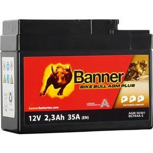 AGM-batteri Banner Bike Bull AGM PLUS AGM PLUS 503 01 / BGTR4A-S - GTR4A-S