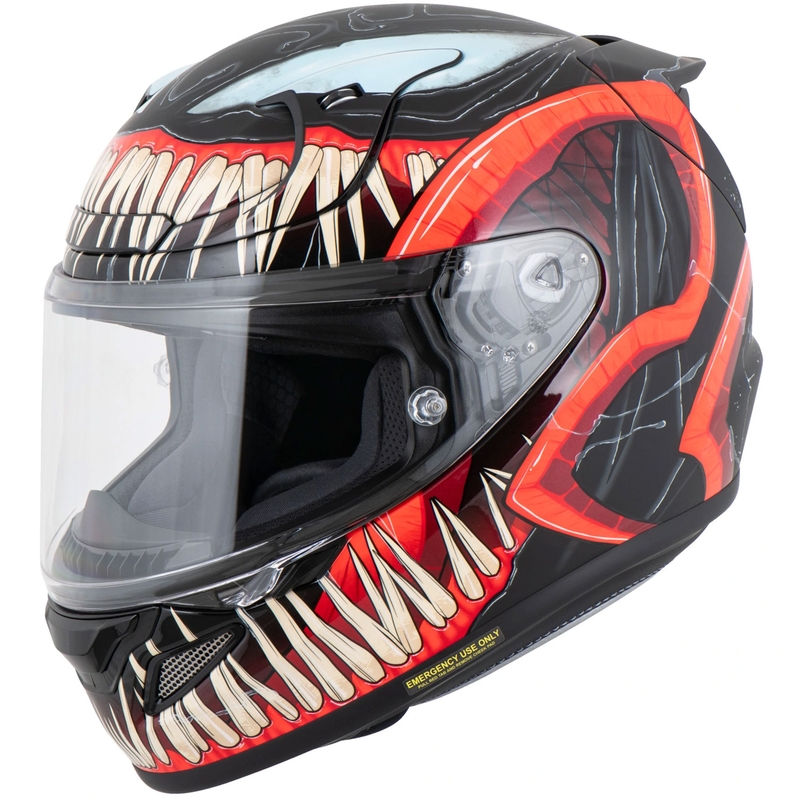 Integralhjelm HJC RPHA 12 Venom 3 Marvel, Sort/Rød