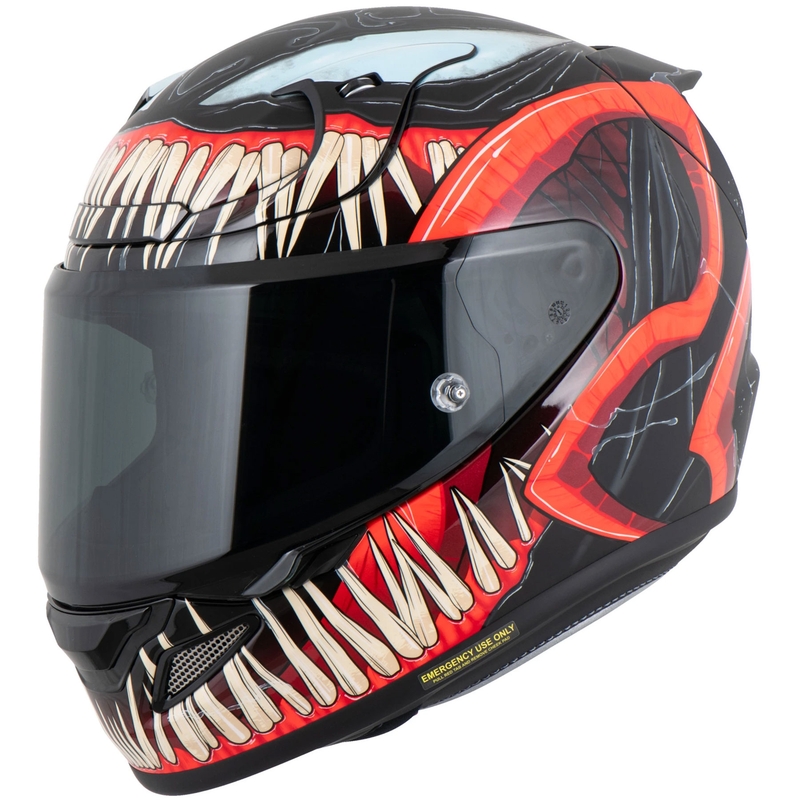 Integralhjelm HJC RPHA 12 Venom 3 Marvel, Sort/Rød