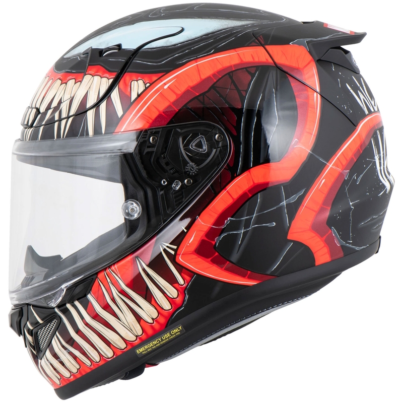 Integralhjelm HJC RPHA 12 Venom 3 Marvel, Sort/Rød