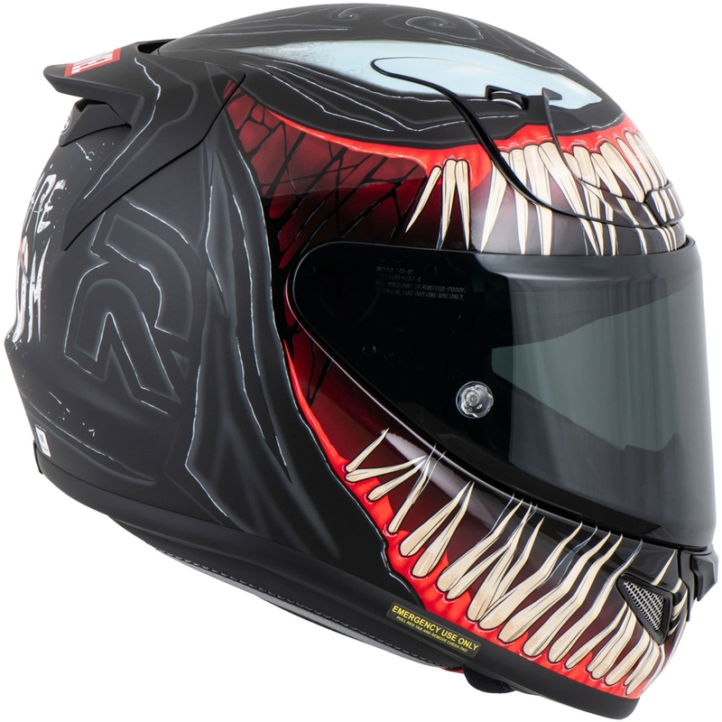 Integralhjelm HJC RPHA 12 Venom 3 Marvel, Sort/Rød