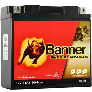 AGM-batteri Banner Bike Bull AGM PLUS AGM PLUS 512 21 / BGT14B-4 - GT14B-4