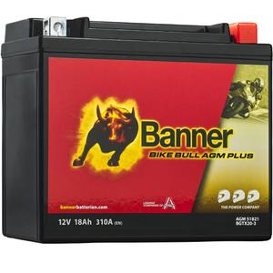 AGM-batteri Banner Bike Bull AGM PLUS AGM PLUS 518 21 / BGTX20-3 - GTX20-3