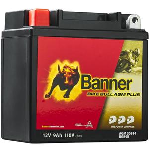 AGM-batteri Banner Bike Bull AGM PLUS AGM PLUS 509 14 / BGB9B - GB9B