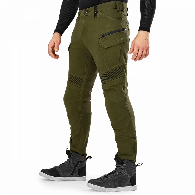 Shima Giro 3.0 forlængede motorcykelbukser, khaki