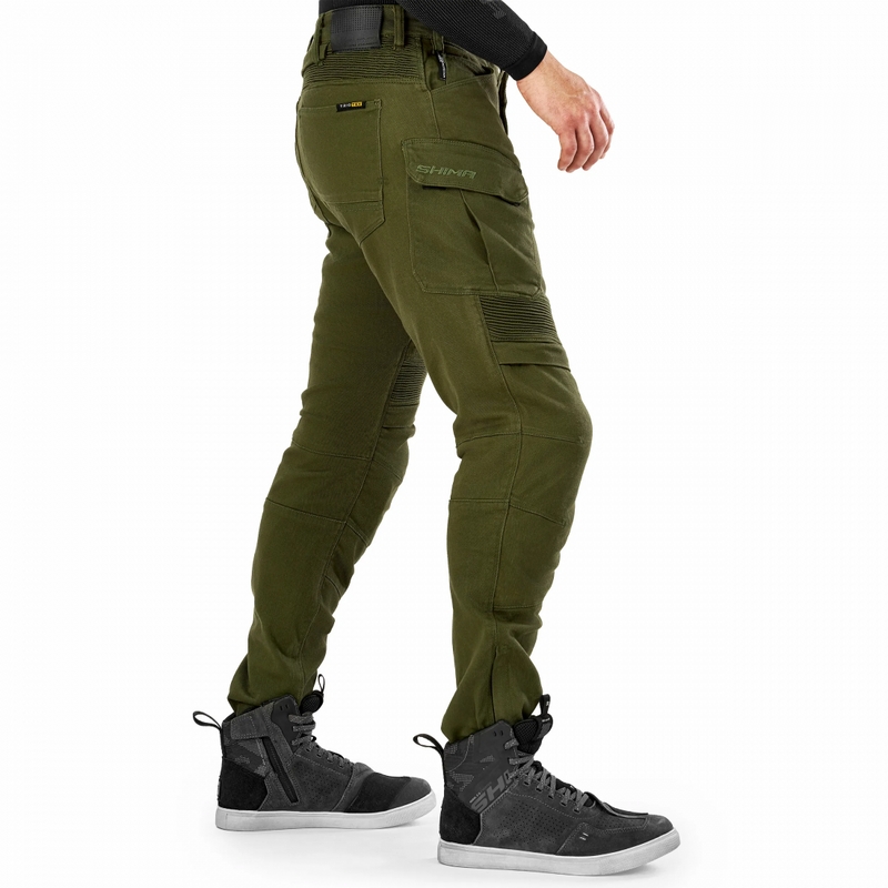 Shima Giro 3.0 forlængede motorcykelbukser, khaki