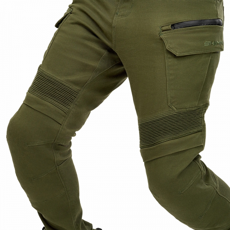 Shima Giro 3.0 forlængede motorcykelbukser, khaki