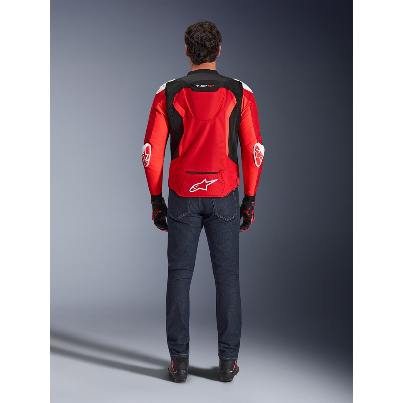 Alpinestars T-GP Air motorcykeljakke rød-fluo rød-hvid-sort