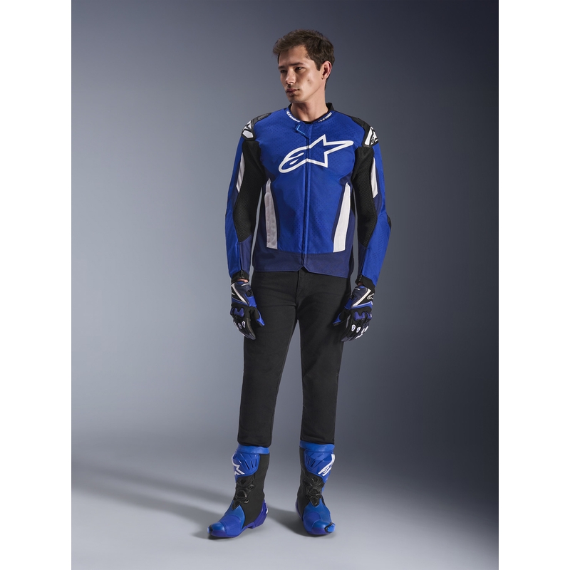 Alpinestars T-GP Air motorcykeljakke blå-hvid-sort