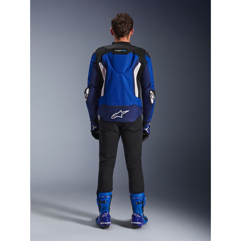 Alpinestars T-GP Air motorcykeljakke blå-hvid-sort