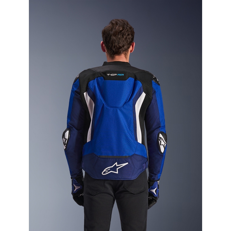 Alpinestars T-GP Air motorcykeljakke blå-hvid-sort