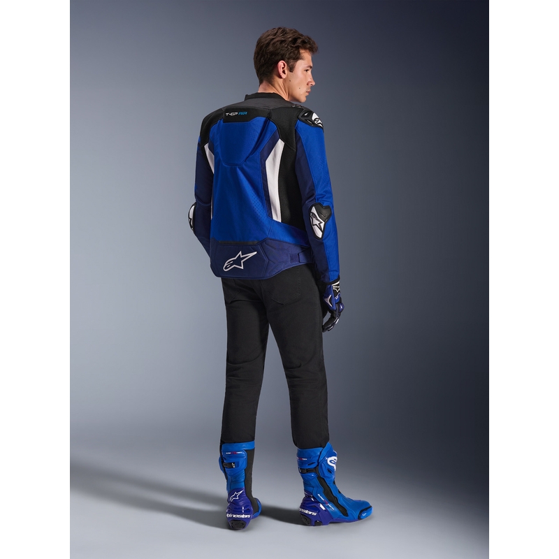 Alpinestars T-GP Air motorcykeljakke blå-hvid-sort