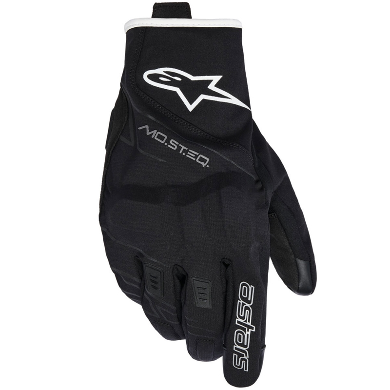 Alpinestars MOBLAST VANDTÆTTE motorcykelhandsker sort-hvid off-white
