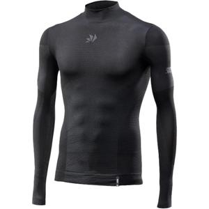 Funktionel langærmet T-shirt SIXS BT TS3L V2 sort-mørkegrå
