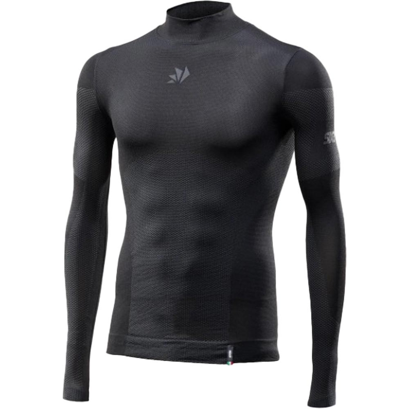 Funktionel langærmet T-shirt SIXS BT TS3L V2 sort-mørkegrå