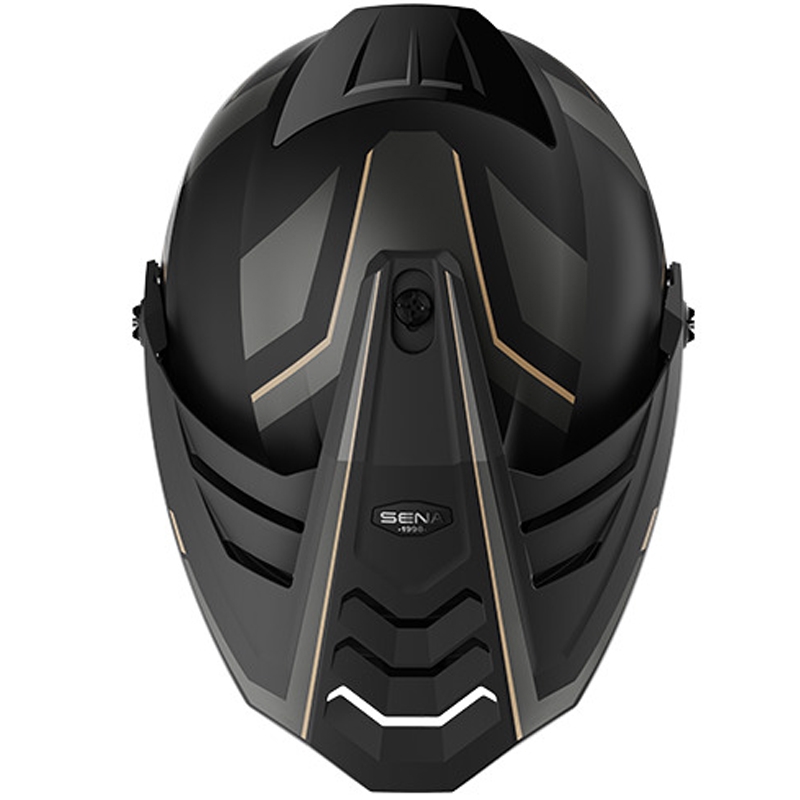 Outlander Mesh-hjelm med headset, SENA (matsort)