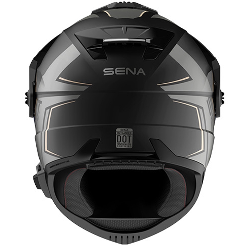 Outlander Mesh-hjelm med headset, SENA (matsort)