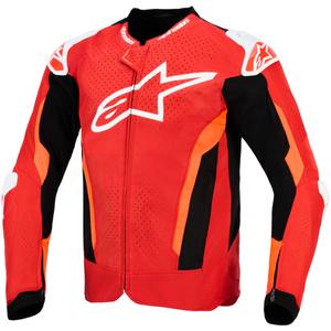 Alpinestars T-GP Air motorcykeljakke rød-fluo rød-hvid-sort
