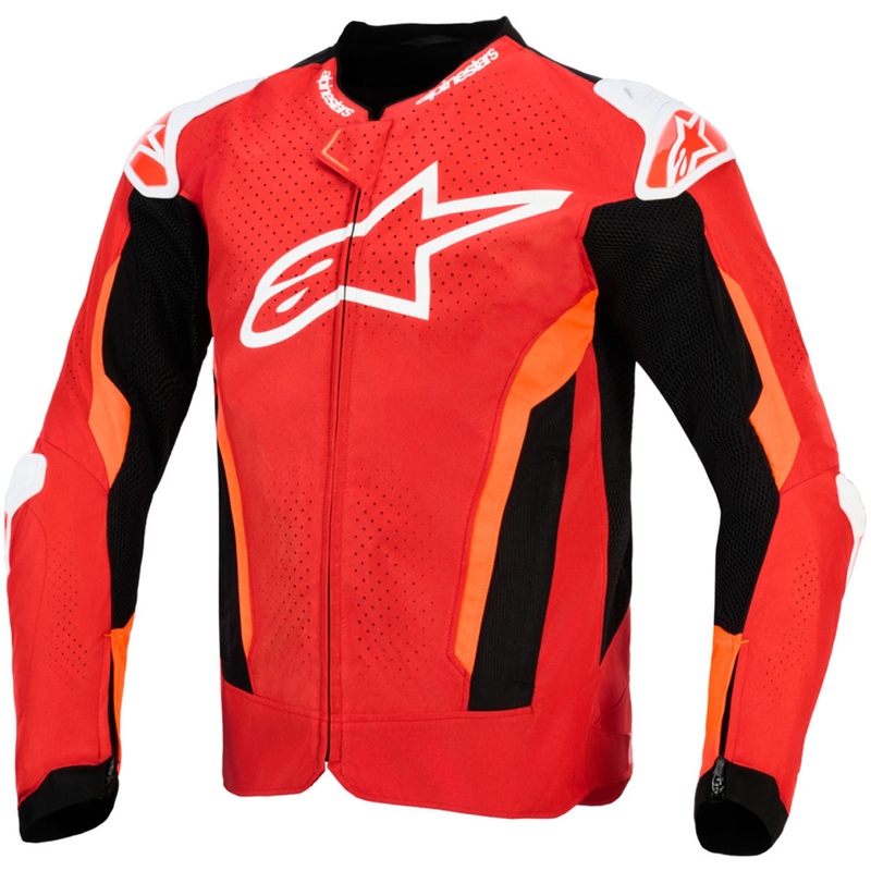 Alpinestars T-GP Air motorcykeljakke rød-fluo rød-hvid-sort