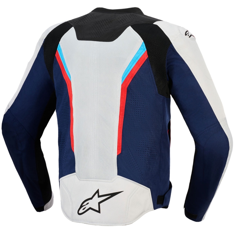 Alpinestars AST V3 Air motorcykeljakke hvid-blå-rød-sort
