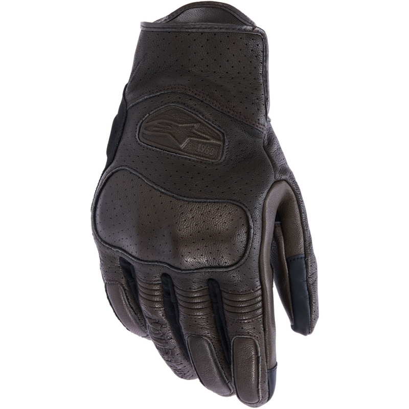 Alpinestars Mustang V3 motorcykelhandsker brun-sort