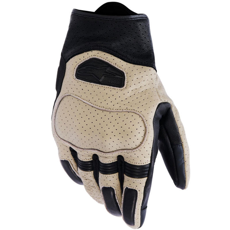 Alpinestars Mustang V3 motorcykelhandsker beige-sort