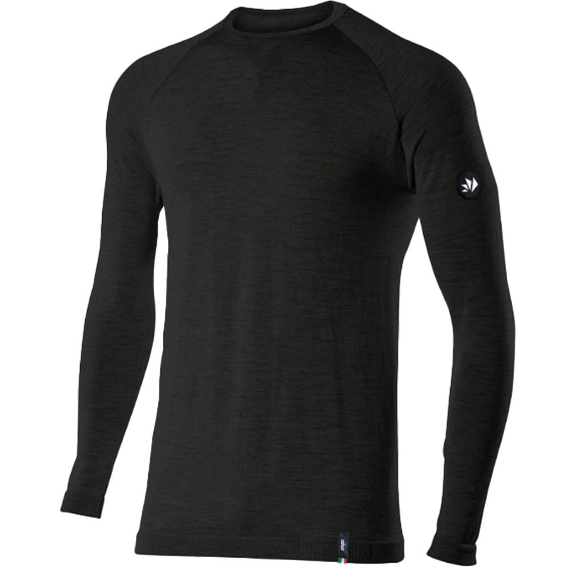 Termo langærmet T-shirt SIXS TS2 MERINOS sort