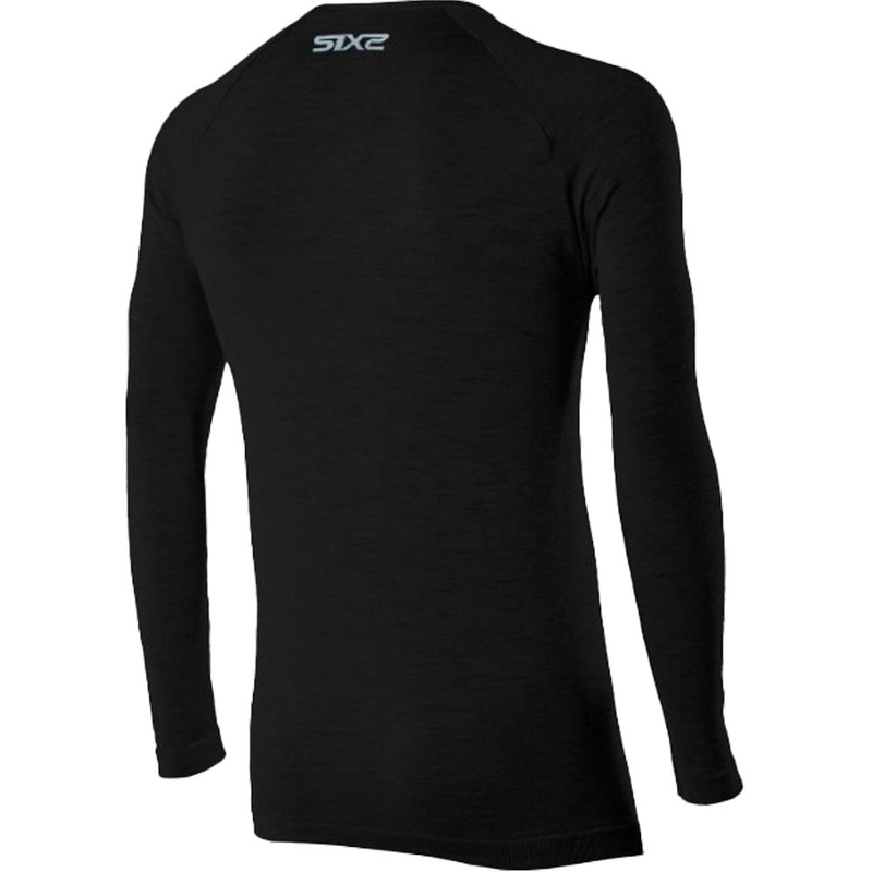 Termo langærmet T-shirt SIXS TS2 MERINOS sort