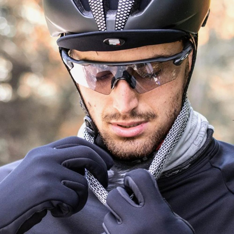 Termisk halsvarmer SIXS TBX MERINOS sort