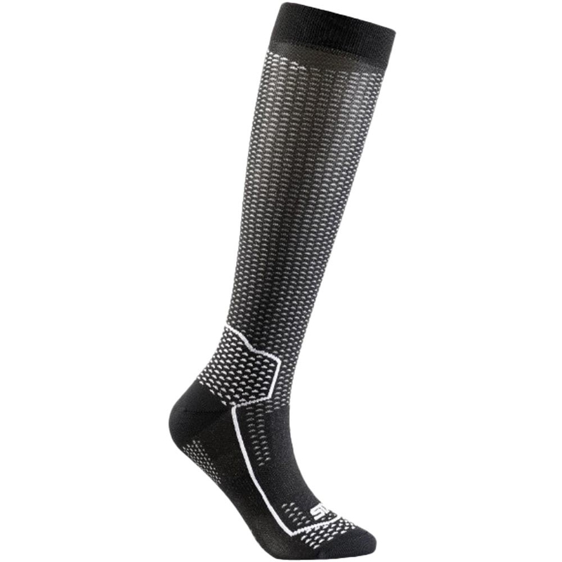Funktionelle knæstrømper SIXS LONG V3 sort carbon