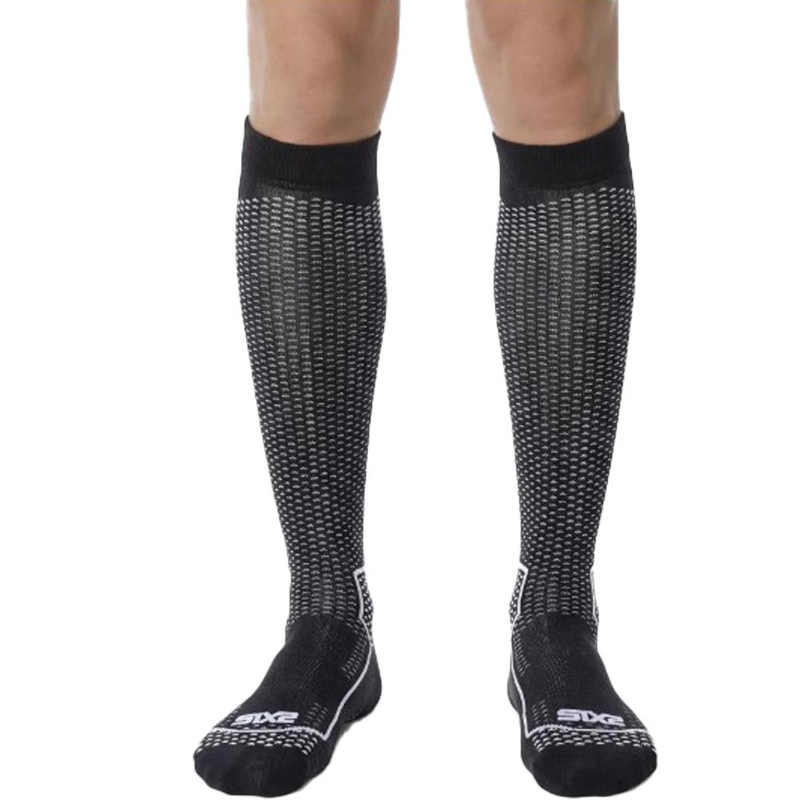 Funktionelle knæstrømper SIXS LONG V3 sort carbon
